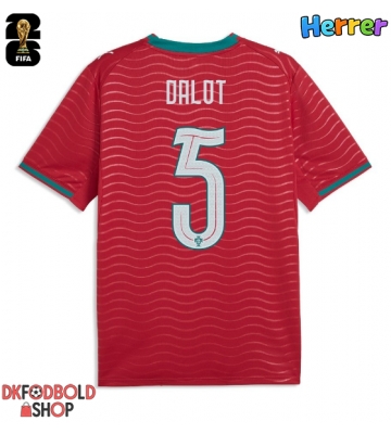 Portugal Diogo Dalot #5 Hjemmebanetrøje VM 2026 Kort ærmer